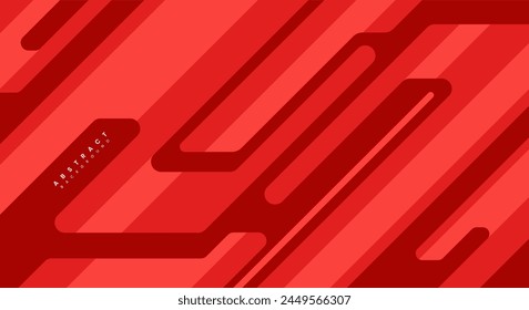 Vector de fondo plano rojo Abstractas