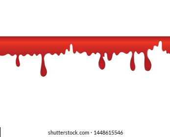 Abstract Red Flowing On White Background Stock Vector (Royalty Free ...