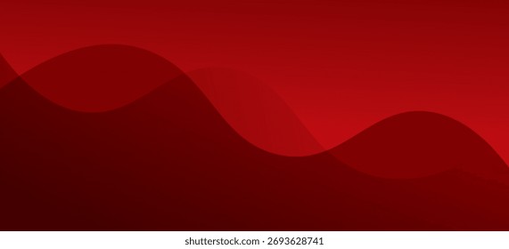 Abstract red fluid wave background. Modern gradient dynamic wallpaper. Template banner background for sales, business, ads, events, websites, pages, and others

