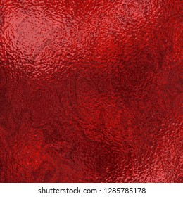 Abstract red foil texture background