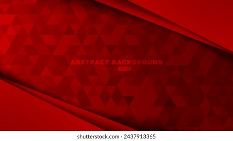 Abstract red frame layout design tech innovation concept background