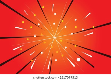 Resumo futurista vermelho e fundo de perspectiva.