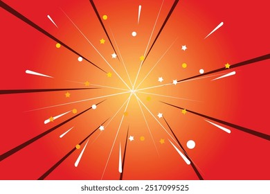 Resumo futurista vermelho e fundo de perspectiva.