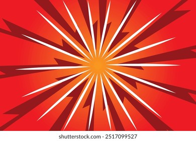 Resumo futurista vermelho e fundo de perspectiva.
