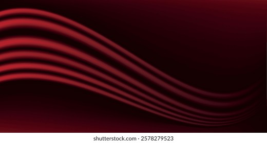 Abstract red geometric background. Creative illustration for poster, web, landing, page, cover
