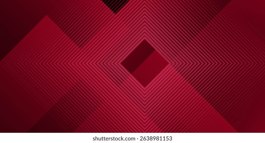 Abstract red geometric background. Creative illustration for poster, web, landing, page, cover