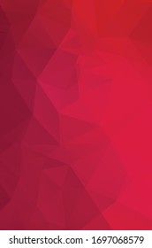 Abstract red geometric background for design