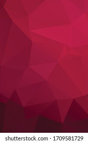 Abstract red geometric background for design