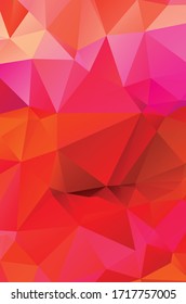 Abstract red geometric background for design