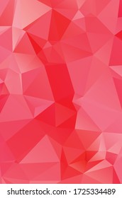 Abstract red geometric background for design