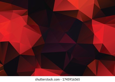 Resumen del fondo geométrico rojo para el diseño