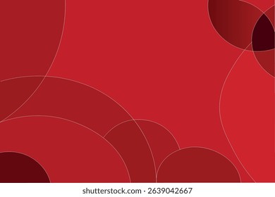 Abstract red geometric background design