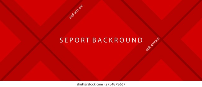 Abstract Red Geometric Background with Diagonal Shapes and Layers.Suit for banner, web, brochure, pamflet and presentation. Sport bsckground
