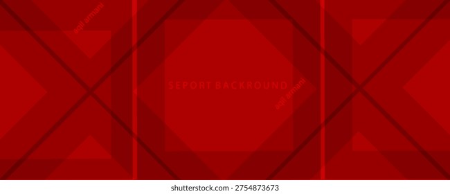 Abstract Red Geometric Background with Diagonal Shapes and Layers.Suit for banner, web, brochure, pamflet and presentation. Sport bsckground