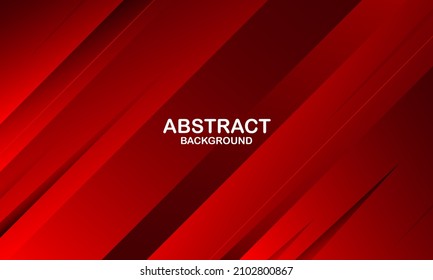 Abstract red geometric background. Dynamic shapes composition. Vector illustration