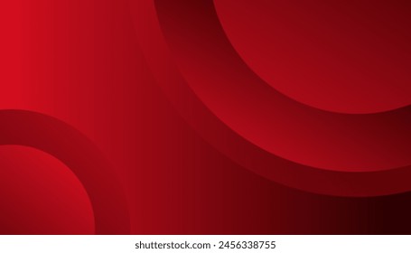 Fondo geométrico rojo Abstractas. Composición de Formas dinámicas. Diseño moderno y creativo en Ilustración vectorial