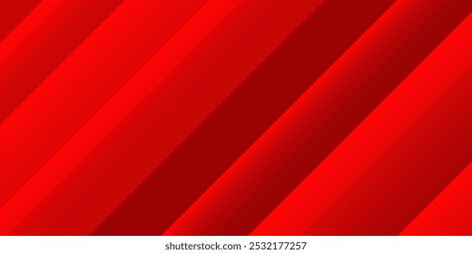 Abstract red geometric background. Dynamic shapes composition. Vector illustration