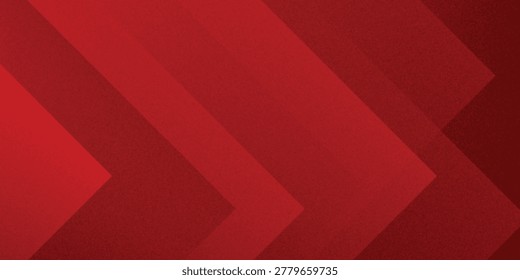 Abstract red geometric background with grainy texture and overlapping diagonal square layers. Professional modern design for business and corporate themes