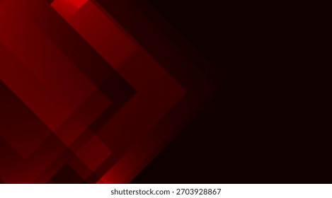 Abstract Red Geometric Background Image, Modern Graphic Design for Business and Technology Presentations, with Minimalist Lines and Dark Aesthetic