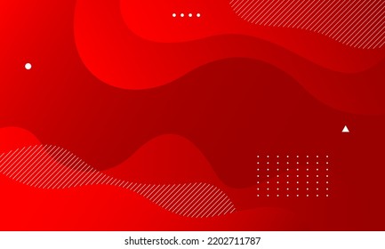 Abstract red geometric background. Modern background design. Vector illustration