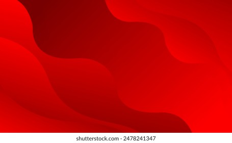 Abstract red geometric background. Modern background design. Dynamic sound wave. Design element. Vector illustration