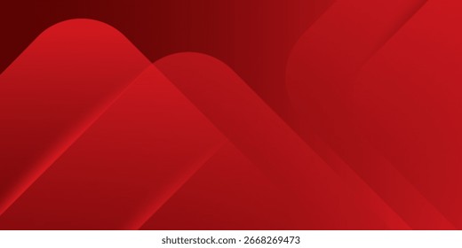 Fundo geométrico vermelho abstrato. Conceito moderno para design gráfico, fundo, web design, cartaz, banner, livro, slideshow. Eps10