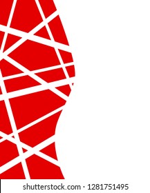 Abstract red geometric background with polygons