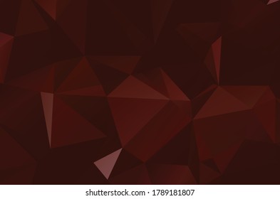 Resumen Fondo Geométrico Rojo. Ilustración de Raster