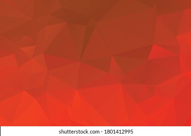 Abstract Red Geometric Background. Raster Illustration