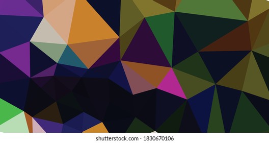 Abstract Red Geometric Background. Raster Illustration