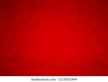 Abstract red geometric background, Vector