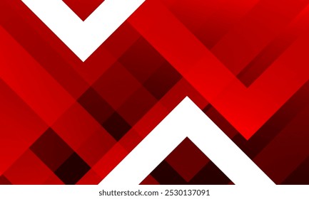 Abstract red geometric background. Vector illustration