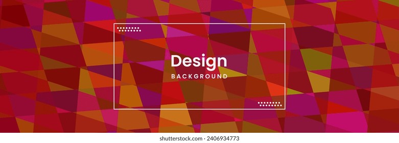 abstract red geometric background with vibrant color