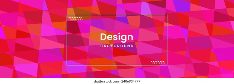 abstract red geometric background with vibrant color