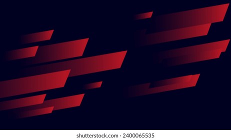 Abstract red geometric composition, speed technology futuristic