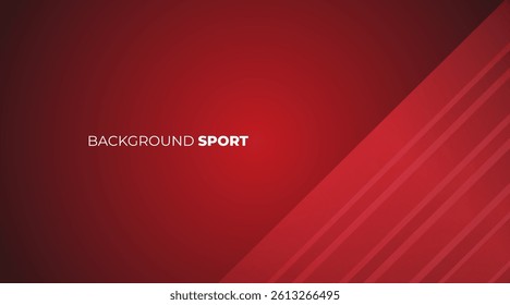 Abstract red geometric composition, speed technology futuristic sport design background vector illustration.