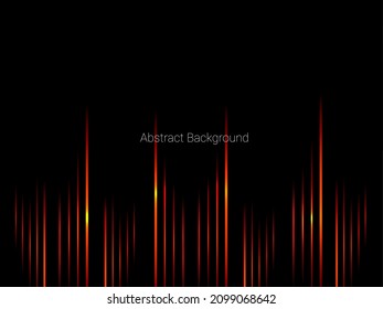 Abstrakter, roter, geometrischer, leuchtender Linien, Muster, Vektordesign 