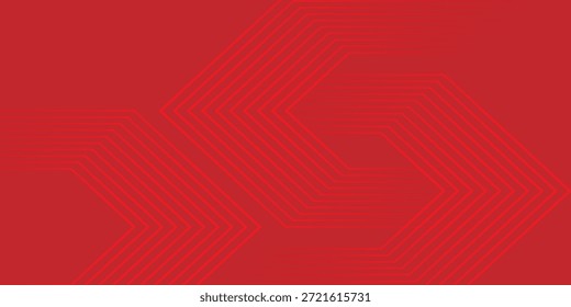Resumo Hexágono de encravamento geométrico vermelho