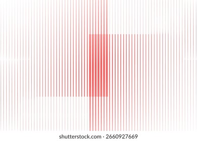 Líneas geométricas rojas abstractas fusionan el Vector de fondo del patrón