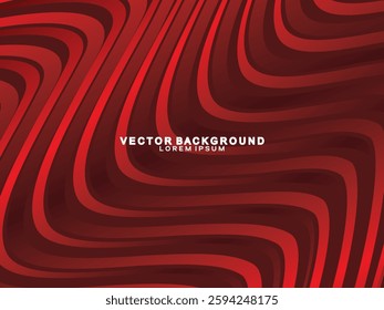 Abstract red geometric lines on red background. Modern shiny gradient red futuristic pattern. Futuristic technology concept, suitable for cover, poster, banner, flyer, website, etc.