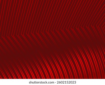 Abstract red geometric lines on red background. Modern shiny gradient red futuristic pattern. Futuristic technology concept, suitable for cover, poster, banner, flyer, website, etc. 