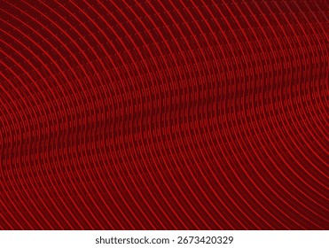 Abstract red geometric lines on red background. Modern shiny gradient red futuristic pattern. Futuristic technology concept, suitable for cover, poster, banner, flyer, website, etc.	

