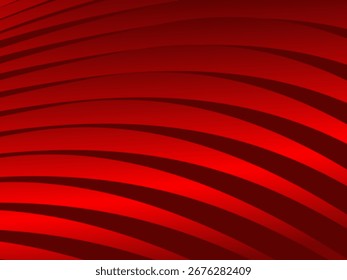 Líneas geométricas rojas Abstractas sobre fondo rojo. Modelo futurista rojo brillante moderno del gradiente. Concepto de tecnología futurista, conveniente para la cubierta, cartel, Anuncio, volante, Sitio web, etc.