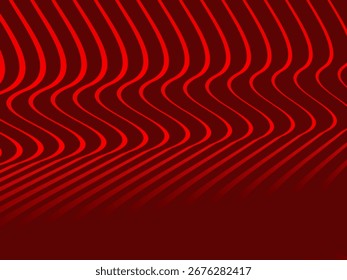 Líneas geométricas rojas Abstractas sobre fondo rojo. Modelo futurista rojo brillante moderno del gradiente. Concepto de tecnología futurista, conveniente para la cubierta, cartel, Anuncio, volante, Sitio web, etc.