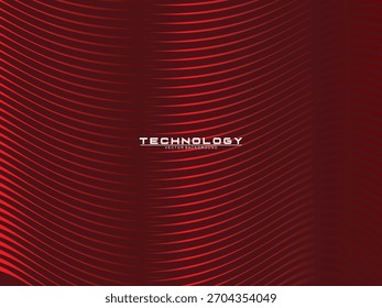Líneas geométricas rojas Abstractas sobre fondo rojo. Modelo futurista rojo brillante moderno del gradiente. Concepto de tecnología futurista, conveniente para la cubierta, cartel, Anuncio, volante, Sitio web, etc.