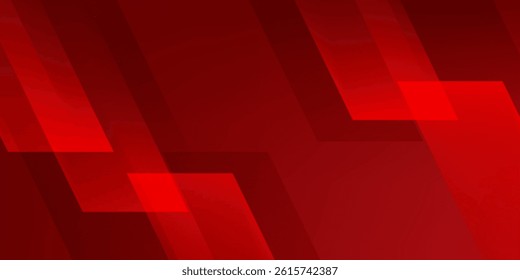 Abstract red geometric memphis background. Dynamic shapes composition. Eps10 vector