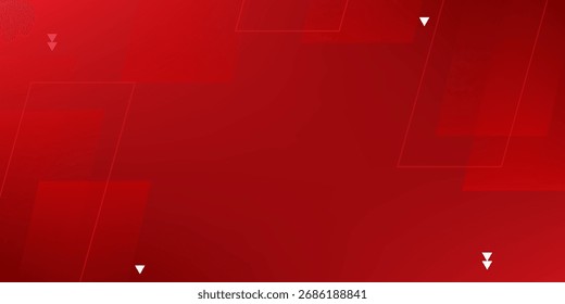 Abstract red geometric memphis background. Dynamic shapes composition. Eps10 vector
