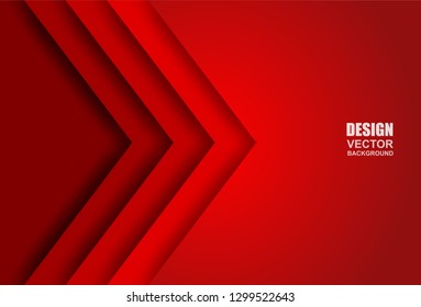 Abstract. Red geometric overlap background. vector.