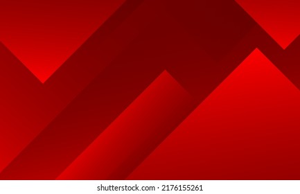 Abstract red geometric shape background. Vector illustration