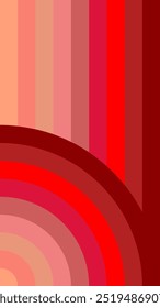 Abstract red geometric shape background